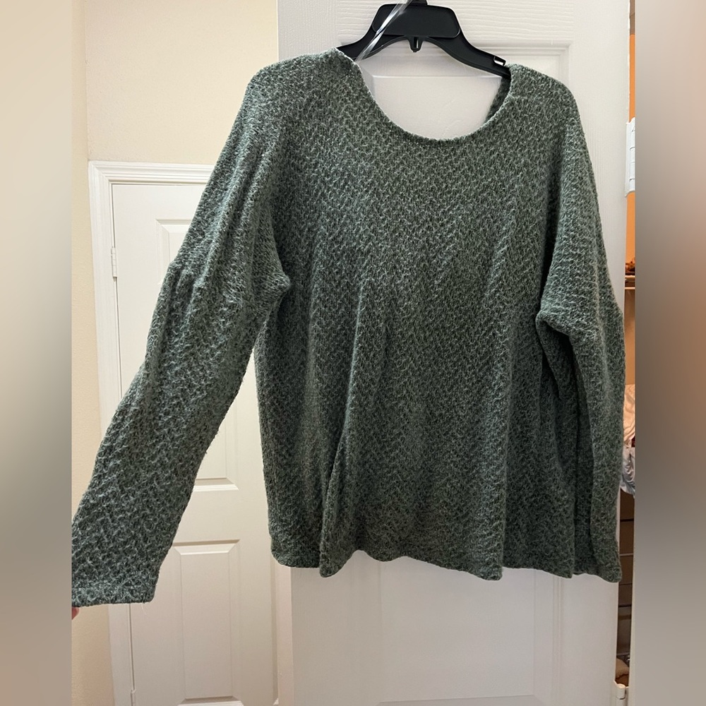 Green sweater
